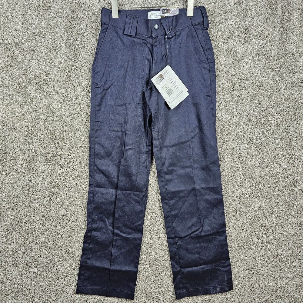 5.11 Tactical FR Station Pants Womens 6 28x31 Navy Blue Fire Resist NFPA 36207